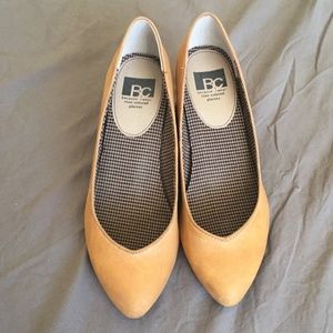 Yellow Kitten Heel Pumps-"In the Winners Circle"